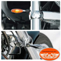 Entretoises - Bagues de réduction guidon moto 25mm (1) / 22mm (7/8)  55-950 h55-950 highway hawk