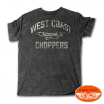 Tee shirt West Coast Chopper Classic Tanktop Black, biker