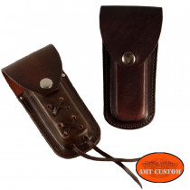 ETUI CEINTURE POUR COUTEAUX DE POCHE BIKERS. Hot Leathers. 5,40 €