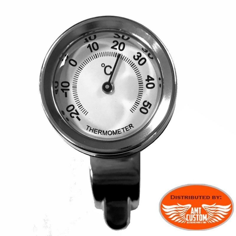 Thermomètre De Température étanche Et Précis Pour Montage Sur Guidon De  Moto (22‑25 Mm) - Accessoire De Conduite Essentiel(Noir)