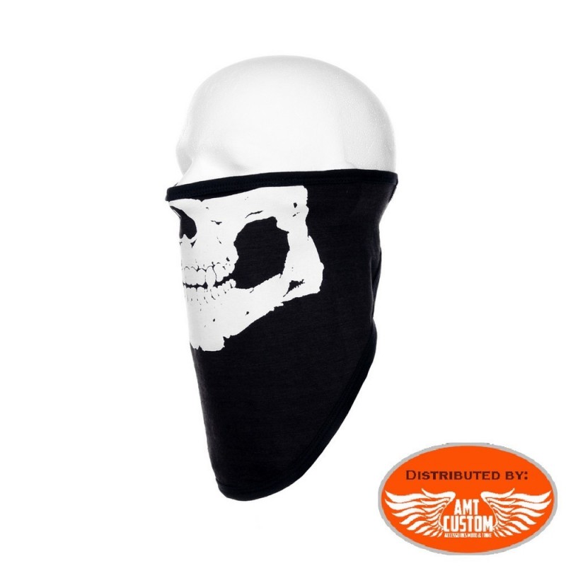 Foulard moto - Motorkol - Cache-cou - Crâne - Halloween