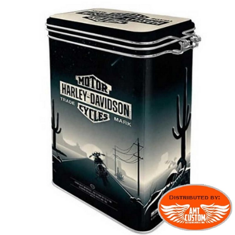 harley davidson tin box