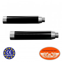 Echappement et Silencieux Ref. 10/65-943 Echappement Silencieux Universel  Chrome moto Café Racer Bobbers