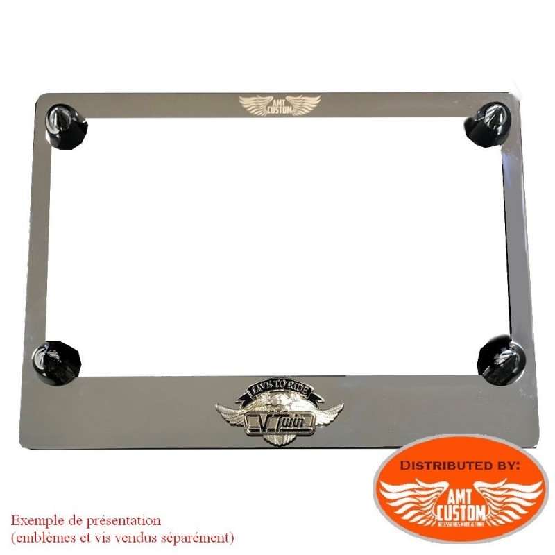 Acheter Cadre de plaque d'immatriculation de moto à Angle réglable, support  de plaque d'immatriculation de moto, support métallique pour